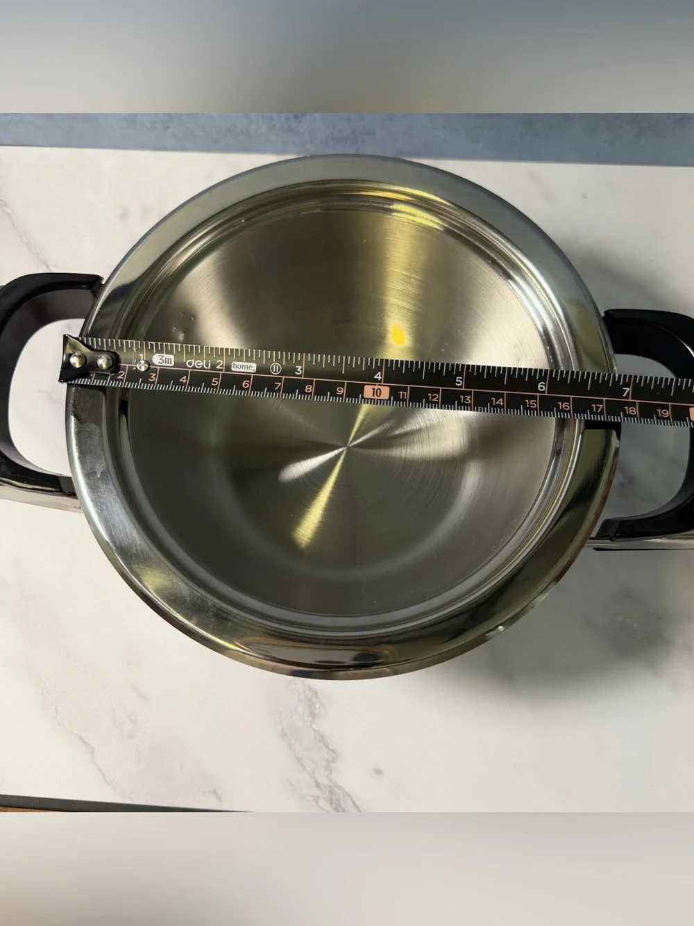 Rainbow Stainless Steel Lid with Integrated Temperature Gauge - Silver